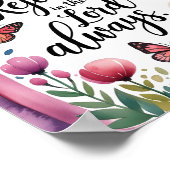 Poster Réjouissez-vous dans le Seigneur toujours Christia (Coin)