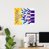 Poster Réjouissez-vous de l'affiche (Bureau à domicile)