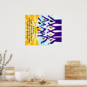 Poster Réjouissez-vous de l'affiche (Cuisine)