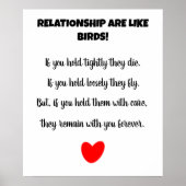 Poster Relations embrasser l'amour (Devant)