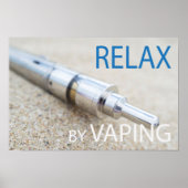 Poster Relax by vaping (Devant)