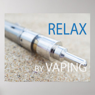 Poster Relax by vaping