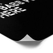 Poster Relax The B Player Is Here Retro Guitar Musician F (Coin)