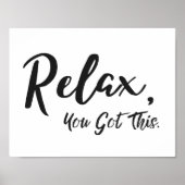 Poster Relax, Tu As Compris Ça (Devant)