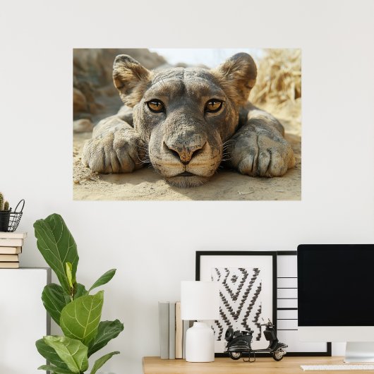 Poster Relaxant (Bureau à domicile)