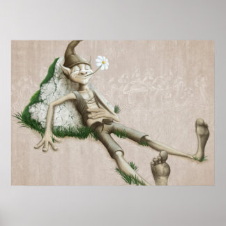 Poster Relaxed elf
