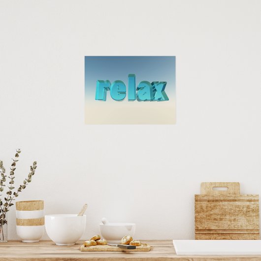 Poster relaxer (Cuisine)