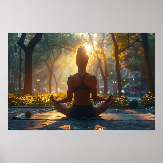 Poster Relaxez-vous avec le yoga (Devant)