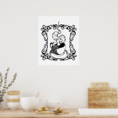 Poster Relaxez-vous avec une Hot Cup de café (Cuisine)