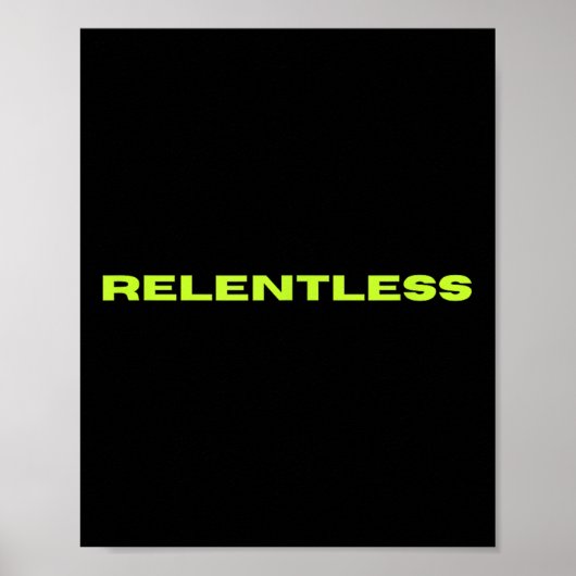 Poster Relentless  (Devant)