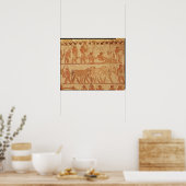 Poster relief peint dépeint (Cuisine)