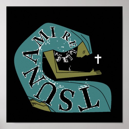 Poster RELIEF TSUNAMI ! t (Devant)