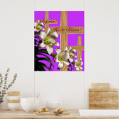 Poster religieux de Pâques Imprimer - Il est ressu (Cuisine)