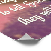 Poster religieux de Pâques - Jésus - Il est ressus (Coin)