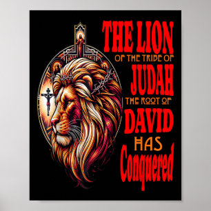 Poster Religieux Jésus Le Lion De Juda Citation stoïque H