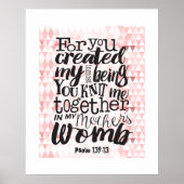 Poster Religieux Pour Vous Avez Créé Knit Me Together (Devant)