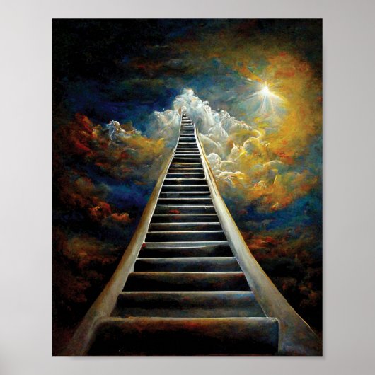 Poster Religion et Afterlife Painting Stairway (Devant)