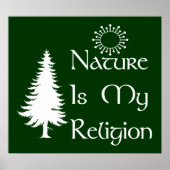 Poster Religion naturelle (Devant)