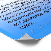 Poster Religion, Réforme chrétienne, "John Huss" (Coin)