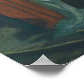 Poster Religion vintage, Adoration des bergers (Coin)