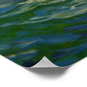 Poster Religion vintage, Jésus Christ marche sur l'eau (Coin)