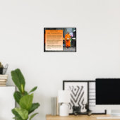 Poster Religions du monde, bouddhisme, chefs bouddhistes, (Bureau à domicile)