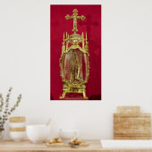 Poster Reliquaire contenant la main de St. Attalia (Cuisine)