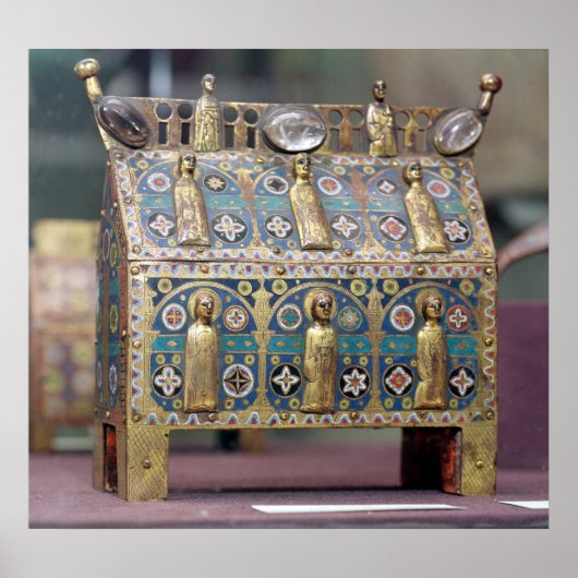 Poster Reliquary Chasse, Limoges, c.1200-50 (Devant)