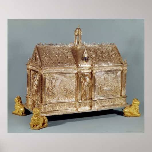 Poster Reliquary chest of St. Macairius of Ghent, 1616 (Devant)