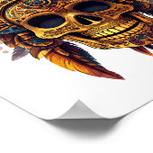 Poster Relique de Crâne Aztèque (Coin)