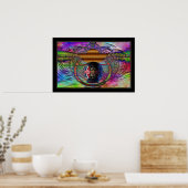 Poster Relique Psychédélique. (Cuisine)