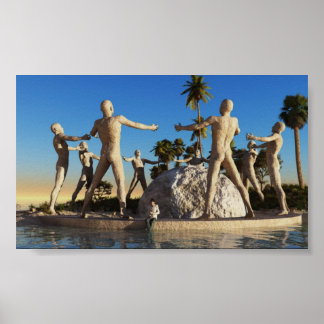 Poster Relique sur la plage