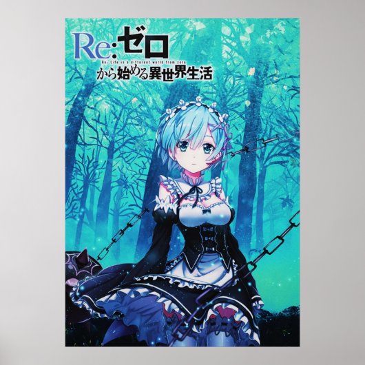 Poster Rem ReZero (Devant)