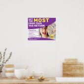 Poster Remboursement de la préparation de la taxe (Prépar (Cuisine)