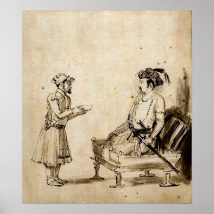 Poster Rembrandt - A Mughal Nobleman (Prince Daniyal)