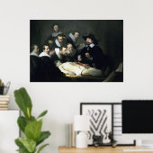 Poster Rembrandt Art Peindre La Leçon D'Anatomie (Bureau à domicile)