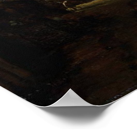 Poster Rembrandt Art Peinture Paysage (Coin)
