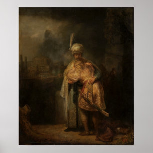 Poster Rembrandt - David et Jonathan