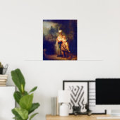 Poster Rembrandt - Davids adieu avec Jonathan (Bureau à domicile)