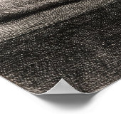 Poster Rembrandt - Dessin Autoportrait À La Fenêtre (Coin)