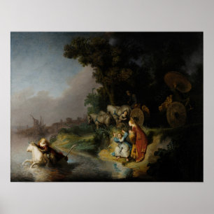 Poster Rembrandt - Enlèvement d'Europe