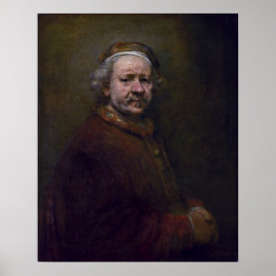 Poster Rembrandt Harmenszoon van Rijn - Autoportrait