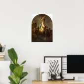 Poster Rembrandt Harmenszoon van Rijn - Crucifixion (Bureau à domicile)