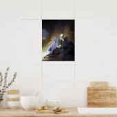 Poster Rembrandt Jeremiah déplore la destruction (Cuisine)