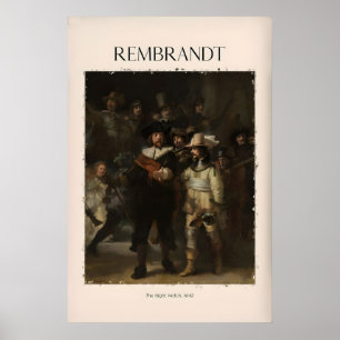 Poster Rembrandt La Ronde de Nuit642 Maître Hollandais Cé