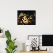 Poster Rembrandt - L'Aveuglement de Samson (Bureau à domicile)