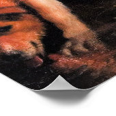 Poster Rembrandt - Le baptême de l'eunuque, (Coin)