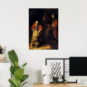 Poster Rembrandt - Le retour du fils prodigue (Bureau à domicile)