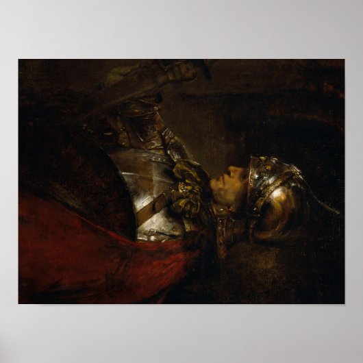 Poster Rembrandt Man in Armor (Devant)