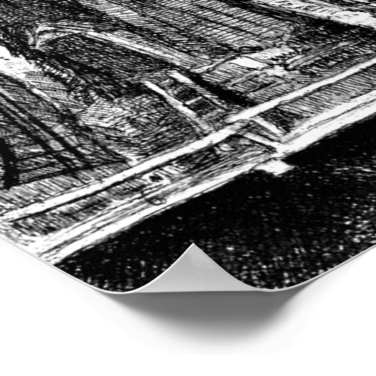 Poster Rembrandt Mill Etching (Coin)